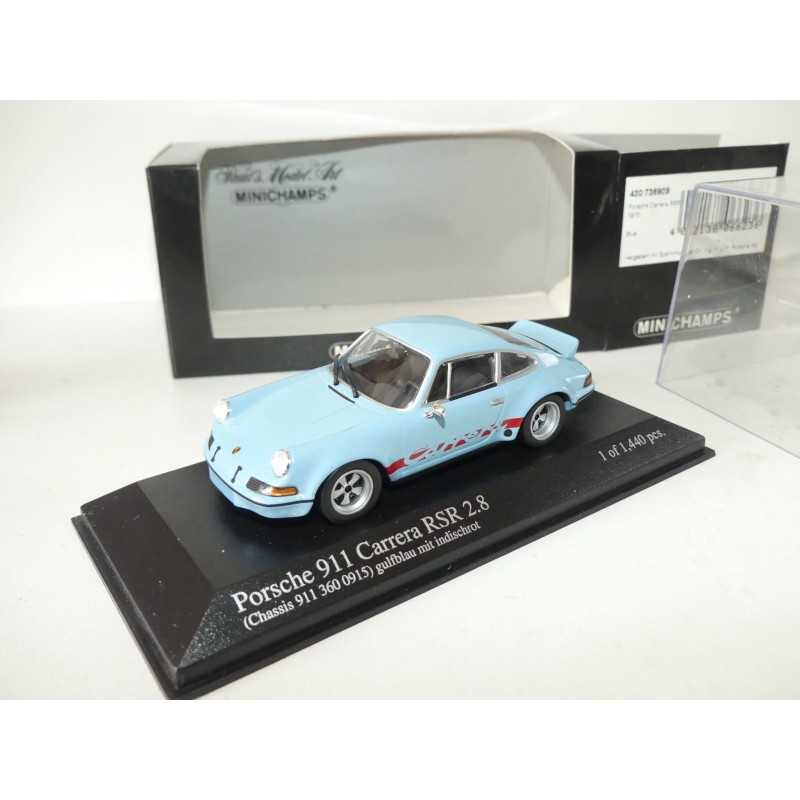 PORSCHE 911 CARRERA RSR 1973 Vert MINICHAMPS 1:43