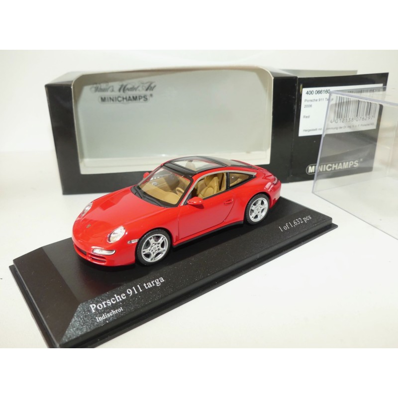 PORSCHE 911 TARGA 997 2006 Rouge MINICHAMPS 1:43