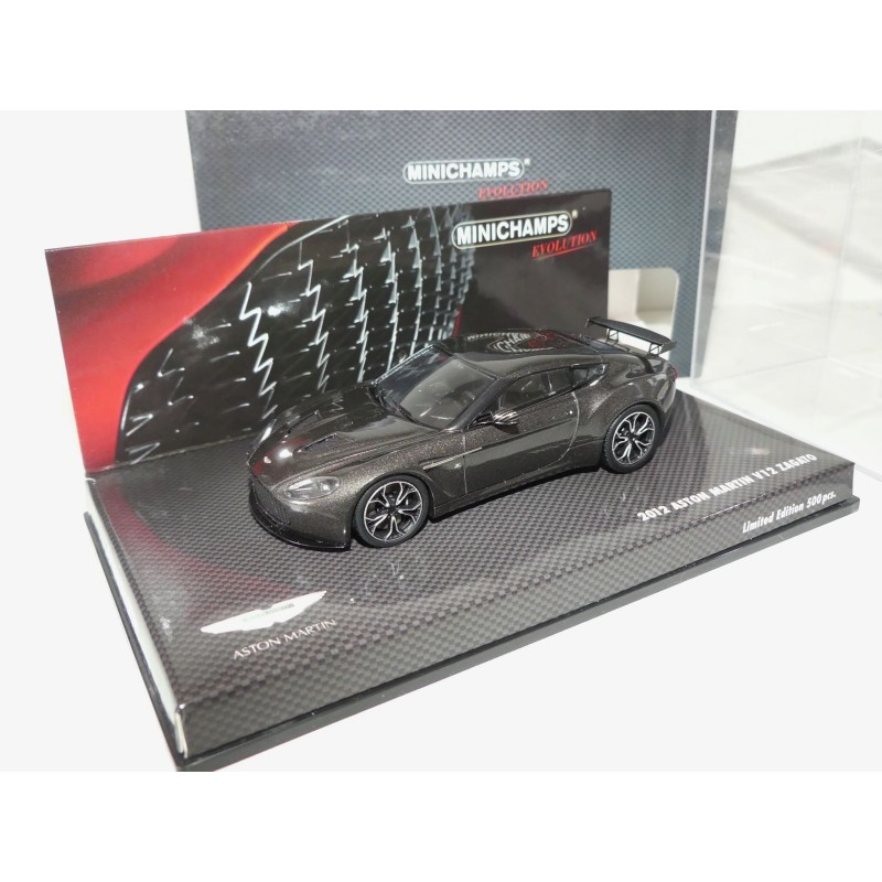 ASTON MARTIN V12 ZAGATO 2012 Scintilla Gris MINICHAMPS 1:43