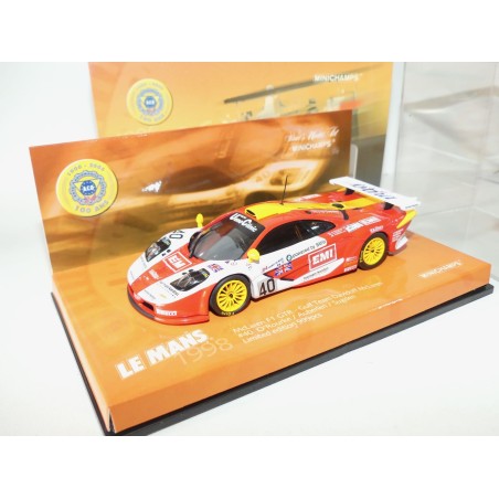 McLAREN F1 GTR N°40 LE MANS 1998 MINICHAMPS 1:43 4ème