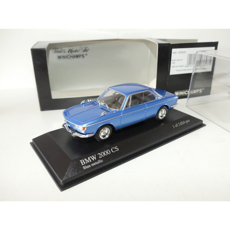 BMW 2000 CS 1967 Bleu MINICHAMPS 1:43