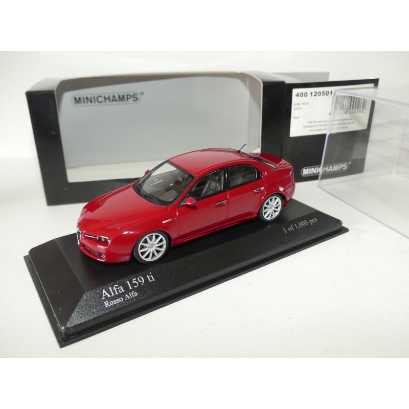ALFA ROMEO 159 Ti 2008 Rouge MINICHAMPS 1:43