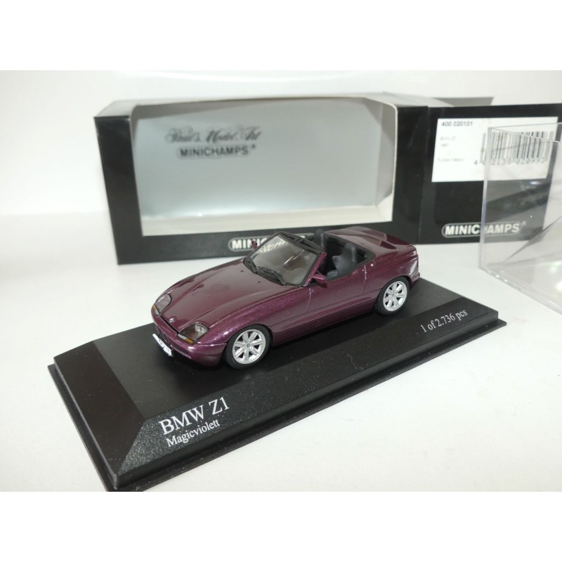 BMW Z1 1987 Violet Purple MINICHAMPS 1:43