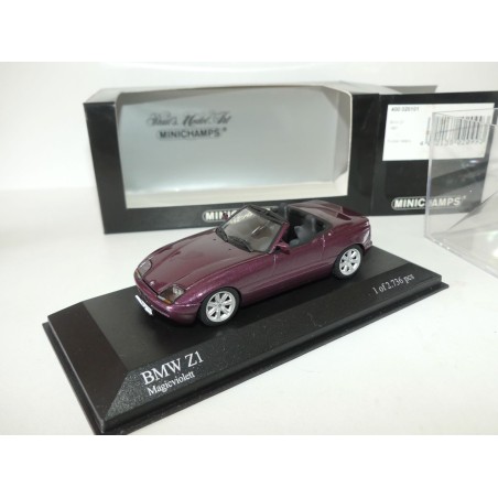 BMW Z1 1987 Violet Purple MINICHAMPS 1:43