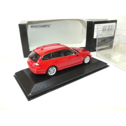 BMW SERIE 3 TOURING E91 2005 Rouge MINICHAMPS 1:43