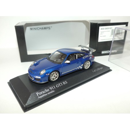 PORSCHE 911 GT3 RS 997 II 2010 Bleu MINICHAMPS 1:43