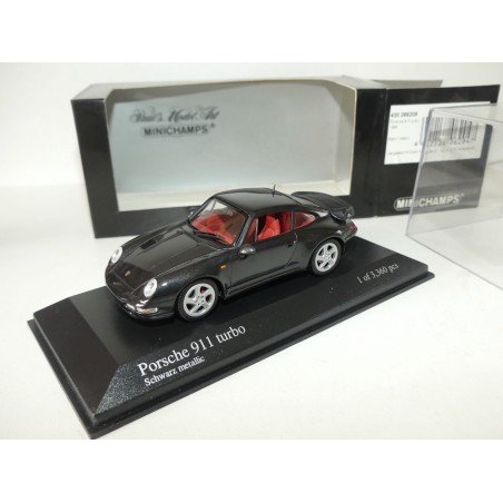 PORSCHE 911 TURBO 993 1995 Noir MINICHAMPS 1:43