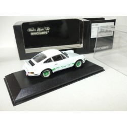 PORSCHE 911 CARRERA RSR 2.8 1973 Blanc et Vert MINICHAMPS 1:43