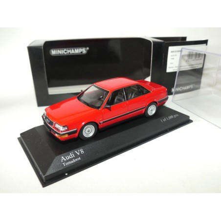 AUDI V8 1988 Rouge MINICHAMPS 1:43