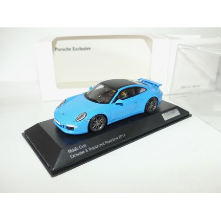 PORSCHE 911 CARRERA S 991 Bleu ROADSHOW 2014 SPARK 1:43