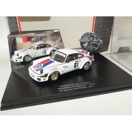 PORSCHE 934 TURBO N°61 24H DE DAYTONA 1977 UNIVERSAL HOBBIES 1:43