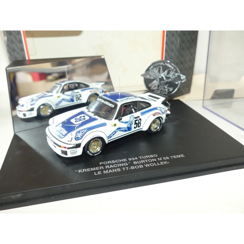 PORSCHE 934 TURBO N°58 LE MANS 1977 UNIVERSAL HOBBIES 1:43