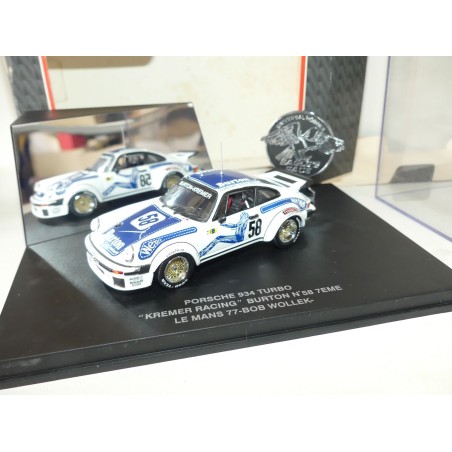 PORSCHE 934 TURBO N°58 LE MANS 1977 UNIVERSAL HOBBIES 1:43
