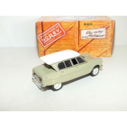 CITROEN 2CV N°098 AMI 6 Gris Toit Blanc NOREV 1:43 boite carton