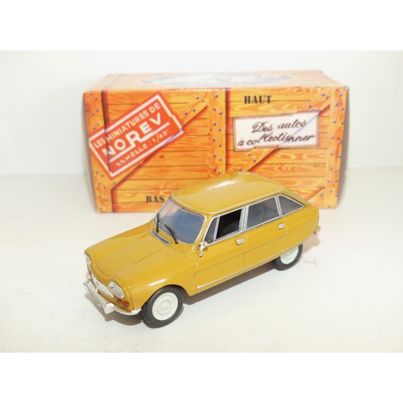 CITROEN 2CV N°104 AMI 8 1970 Moutarde NOREV 1:43 boite carton