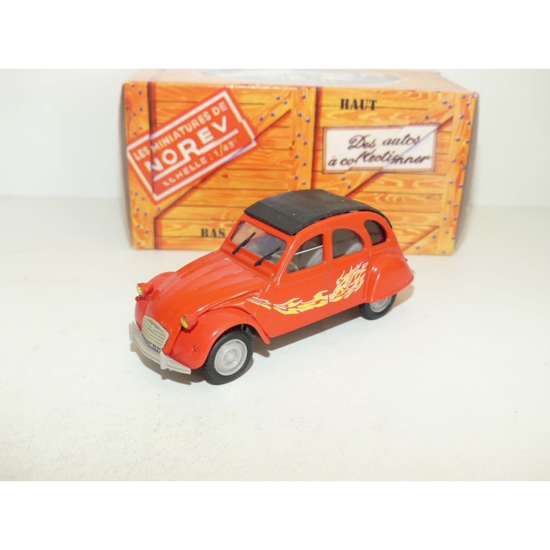 CITROEN 2CV N°105 FIREBALL 1985 NOREV 1:43 boite carton