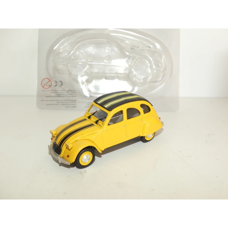 CITROEN 2CV N°107 PADDOCK Noir et Jaune NOREV 1:43 sous coque