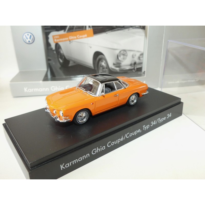 VW KARMANN GHIA COUPE TYPE 34 Orange MINICHAMPS 1:43 