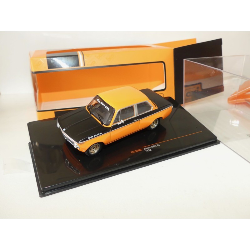 BMW ALPINA 2002 Ti 1972 Orange et Noir IXO CLC368N 1:43