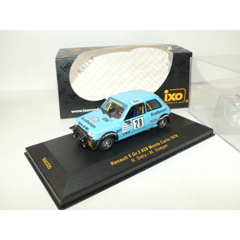 RENAULT 5 Gr2 RALLYE MONTE CARLO 1979 B. SABY IXO RAC025 1:43