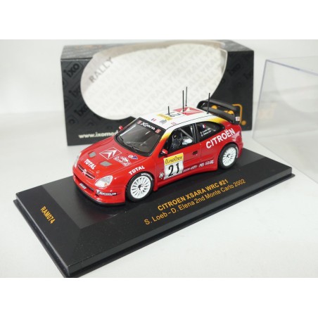 CITROEN XSARA RALLYE MONTE CARLO 2002 LOEB IXO RAM074 1:43 2ème
