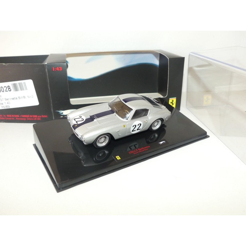 FERRARI 250 GT BERLINETTA SWB N°22 LE MANS 1960 HOTWHEELS 1:43