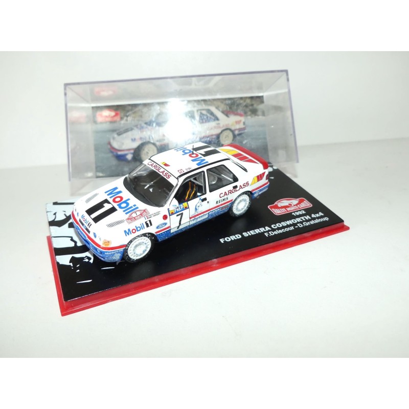 FORD SIERRA COSWORTH RALLYE MONTE CARLO 1992 F. DELECOUR ALTAYA 1:43 4ème