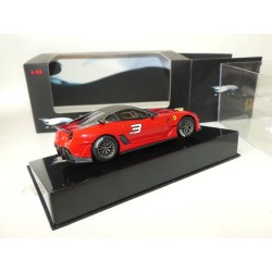 FERRARI 599 XX N°3 Rouge HOTWHEELS ELITE T6263 1:43
