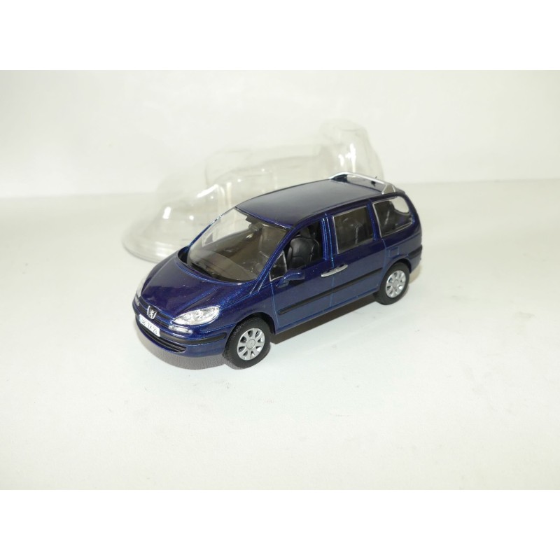 PEUGEOT 807 5 Bleu Foncé NOREV 1:43 sous coque