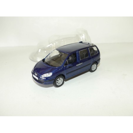 PEUGEOT 807 5 Bleu Foncé NOREV 1:43 sous coque
