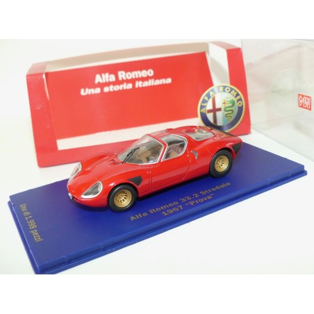 ALFA ROMEO 33.2 STRADALE 1967 Rouge M4 1:43