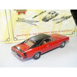 DODGE CHARGER 1969 Rouge et Noir MATCHBOX YMC10-M 1:43