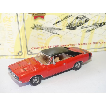 DODGE CHARGER 1969 Rouge et Noir MATCHBOX YMC10-M 1:43