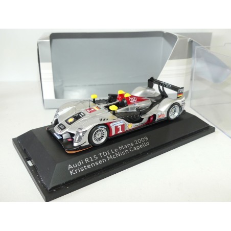 AUDI R15 TDi N°1 LE MANS 2009 SPARK 1:43 3ème