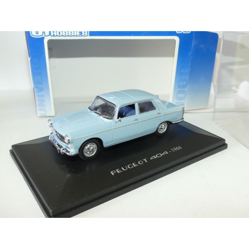 PEUGEOT 404 1966 Bleu Pervenche UNIVERSAL HOBBIES 1:43