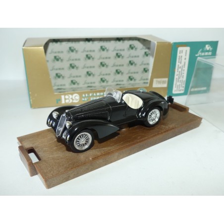 ALFA ROMEO 8C 2900 B 1938 Noir BRUMM R139 1:43