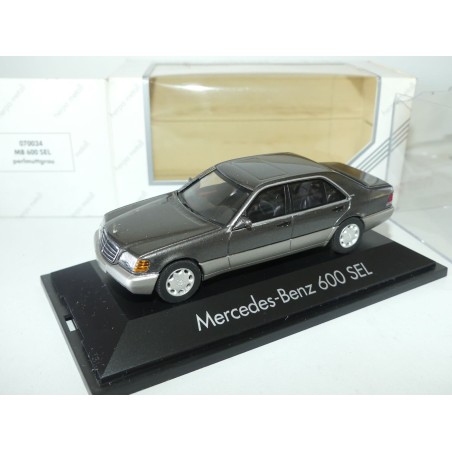 MERCEDES 600 SEL Gris Perlmuttgrau HERPA 1:43