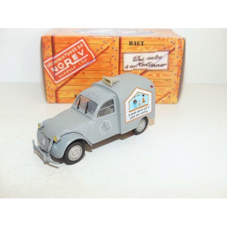 CITROEN 2CV NÂ°110 FOURGONNETTE EDF NOREV 1:43 boite carton