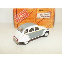 CITROEN 2CV N°128 DOLLY  Gris et Blanc NOREV 1:43 boite carton