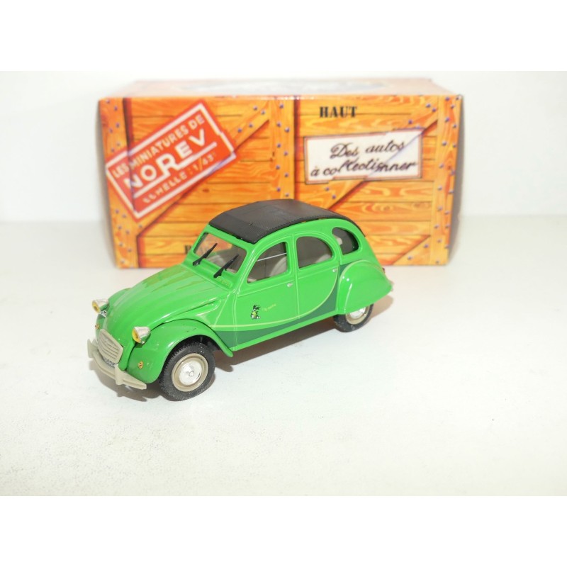 CITROEN 2CV N°130 ENTE GRÜN  BLEIFREI NOREV 1:43 boite carton