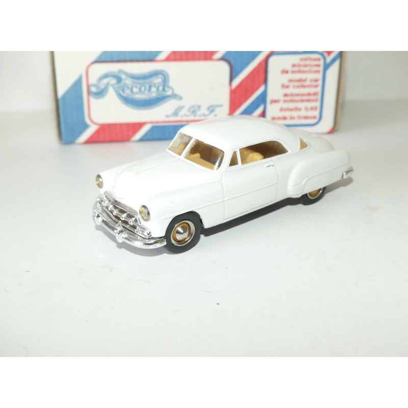 CHEVROLET STYLELINE COUPE BEL AIR 1952 Blanc KIT Monté RECORD MRF 1:43