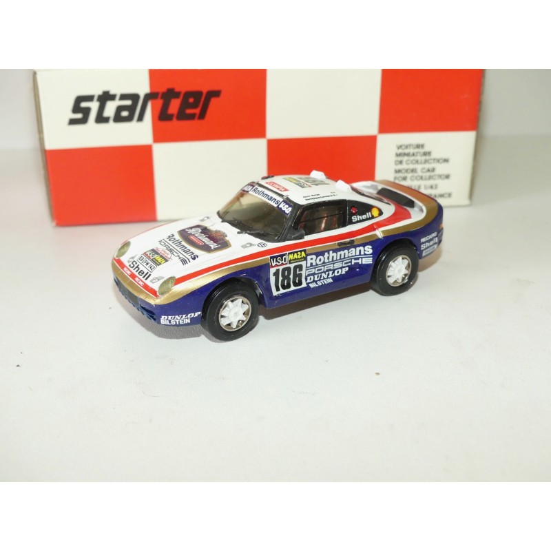PORSCHE 959 N°186 RALLYE A DAKAR 1986 STARTER 1:43