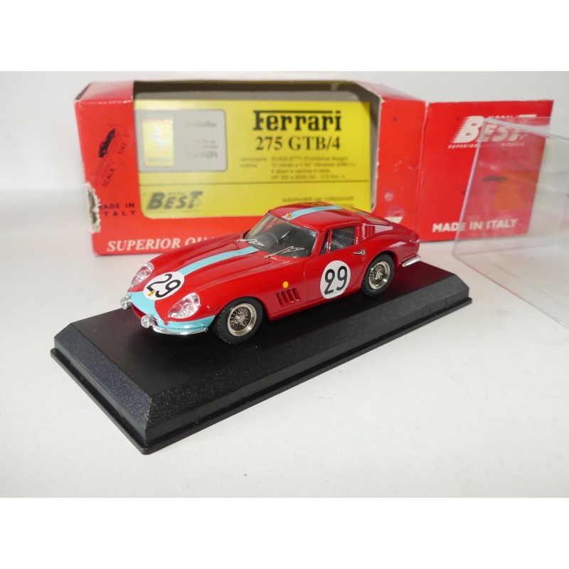 FERRARI 275 GTB 4 N°29 LE MANS 1966 BEST 9084 1:43