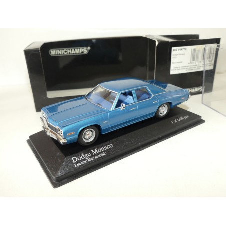DODGE MONACO 1974 Bleu MINICHAMPS 1:43