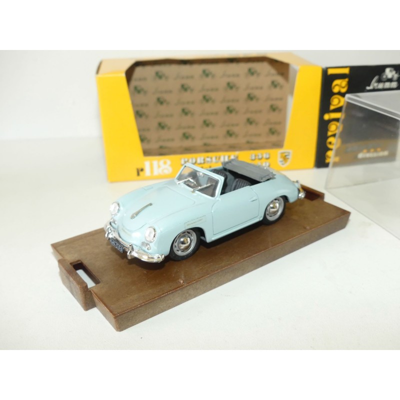 PORSCHE 356 CABRIOLET 1950 Bleu BRUMM R118 1:43