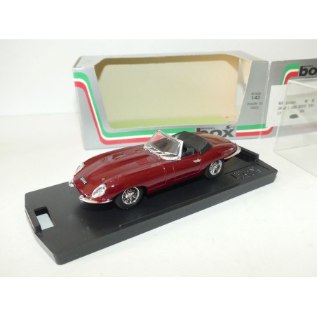 JAGUAR TYPE E SPYDER Bordeaux BOX BEST 8461 1:43