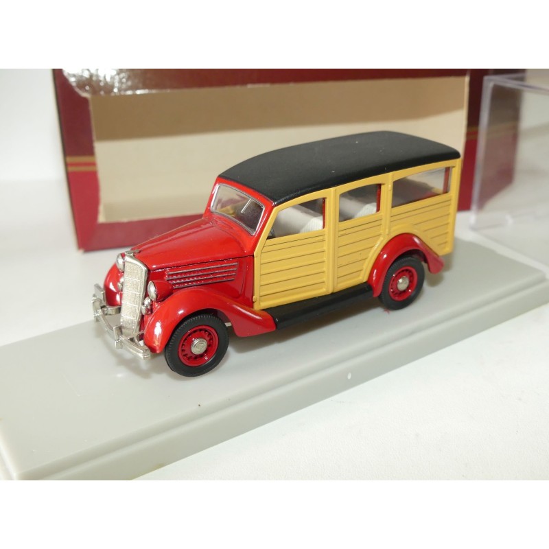 FORD STATION WAGON 1935 Rouge REXTOYS 1:43