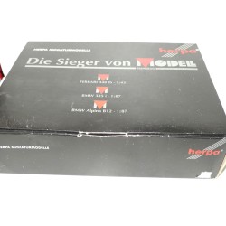 FERRARI 348 TB Rouge coffret HERPA 1:43 et 1:87 ALPINA 1:87