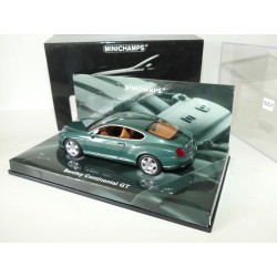 BENTLEY CONTINENTAL GT Vert MINICHAMPS 1:43