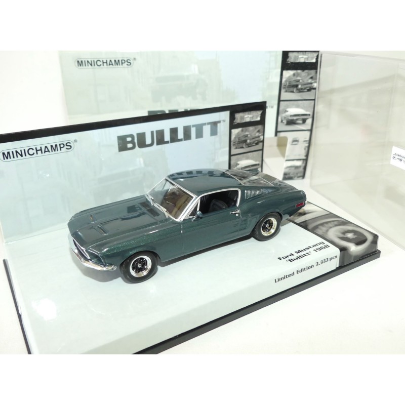 FORD MUSTANG BULLIT 1968 Vert MINICHAMPS 1:43